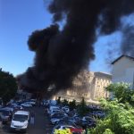 Feu à l’hôpital à Annonay