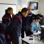 Immersion et découverte en milieu professionnel pour des officiers de sapeurs-pompiers professionnels en formation à l’ENSOSP