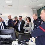 Laurent Ughetto et Hervé Saulignac rendent visite à l’équipe de garde du CRTA/CODIS