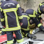 Les sapeurs-pompiers de l’Ardèche au plus près du dispositif de sécurité pour sa mission de secours dans le cadre de l’exercice NOVI Attentat