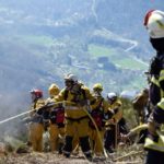 Les sapeurs-pompiers de l’Ardèche s’entraînent à l’extinction des feux de forêts à l’entrée de la saison estivale