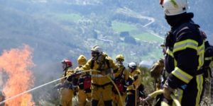 Les sapeurs-pompiers de l’Ardèche s’entraînent à l’extinction des feux de forêts à l’entrée de la saison estivale