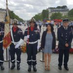 Une délégation des sapeurs-pompiers de l’Ardèche présente à la cérémonie de l’hommage national aux sapeurs-pompiers de France à Paris