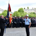 Une délégation des sapeurs-pompiers de l’Ardèche présente à la cérémonie de l’hommage national aux sapeurs-pompiers de France à Paris
