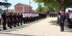 Hommages rendus aux sapeurs-pompiers lors de la journée nationale à Cruas