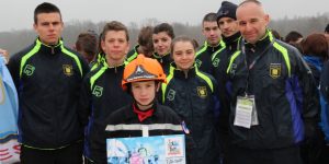 Une délégation ardéchoise au cross national des sapeurs-pompiers dans l’Aisne