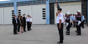 Le lieutenant 2ème classe Emmanuel Barroun prend le commandement du centre d’incendie et de secours de La Voulte-sur-Rhône