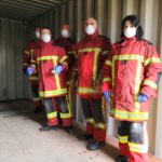 Un nouvel outil pédagogique pour l’entraînement feu réel est installé au centre de formation d’incendie et de secours